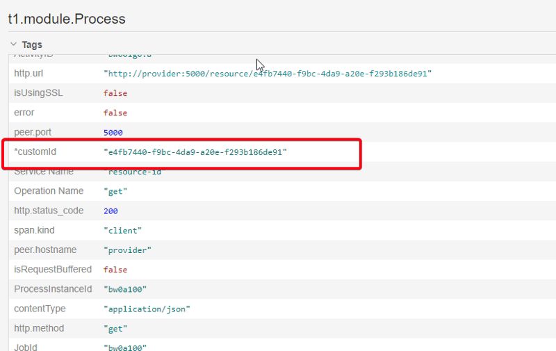 Compatibilidad con OpenTracing en TIBCO BusinessWorks Container Edition