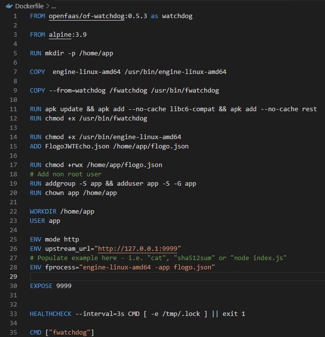 Desplegando la aplicación Flogo en OpenFaaS