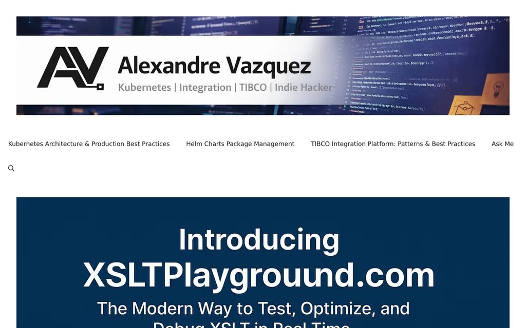 XSLT Playground screenshot