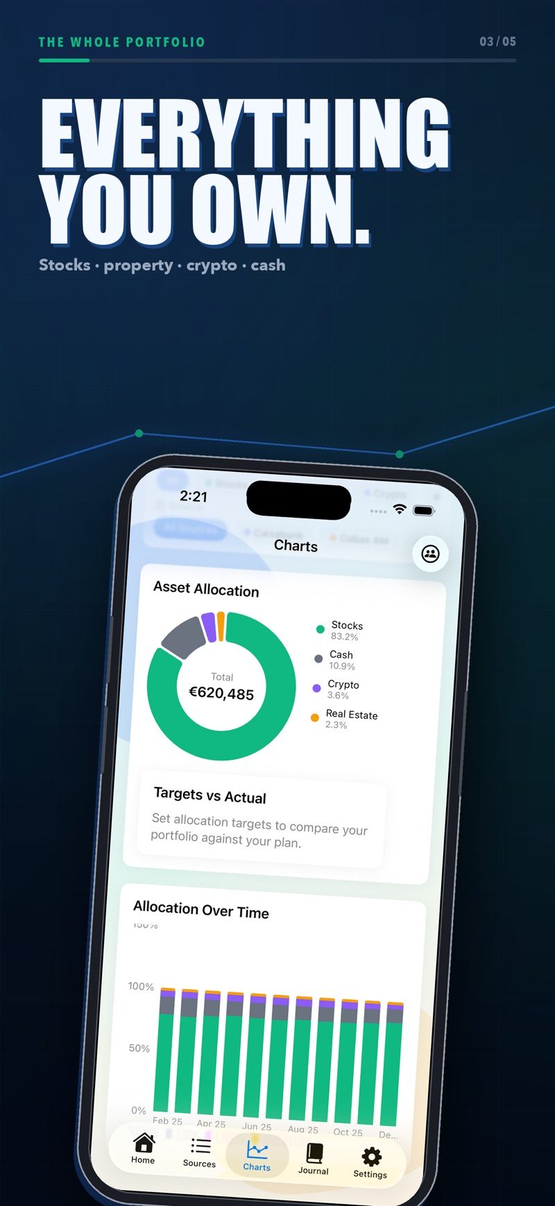 Portfolio Journal screenshot