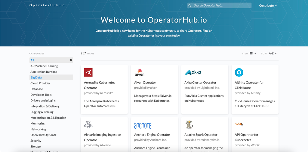 OperatorHub: Central Repository for Kubernetes Operators