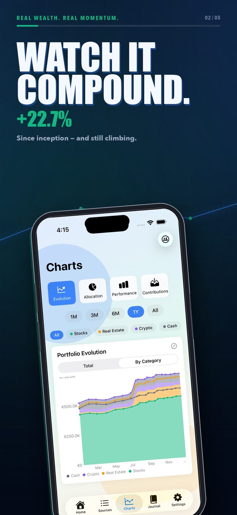 Portfolio Journal screenshot