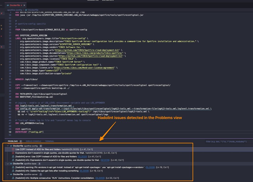 Hadolint: VS Code Extension Execution