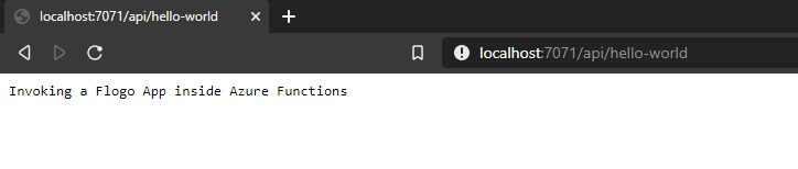 Aplicaciones Flogo ejecutándose como Funciones de Azure
