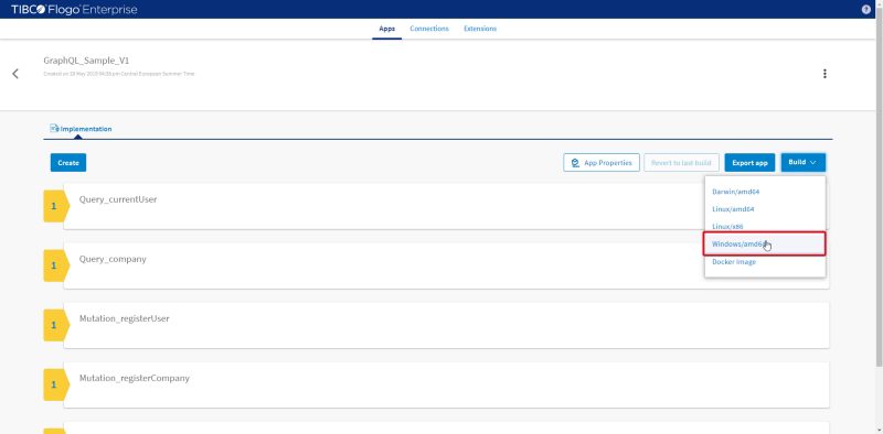 Soporte de GraphQL en Flogo Enterprise