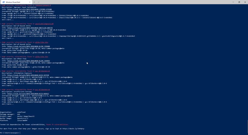 Vulnerability scanning